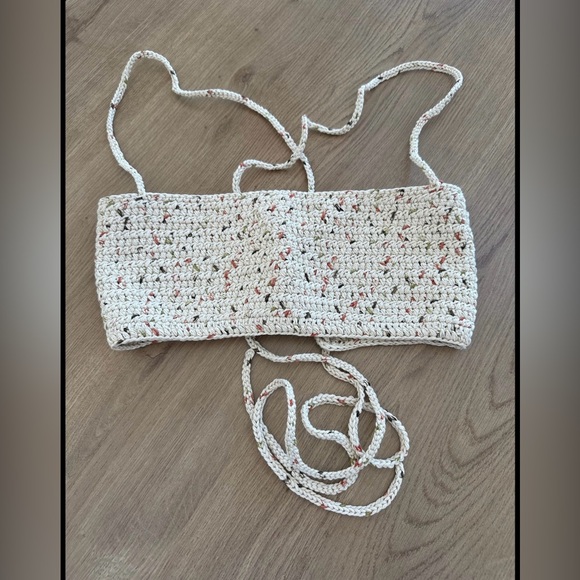 Hand crochet bra top - Picture 2 of 4